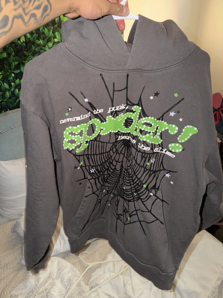 Sp5der Hoodie 100% Authentic Guaranteed Or Money Back ! Mens Size Med