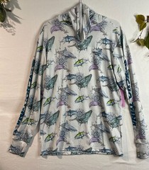 PSYCHO TUNA MEN’S NAVIGATION UV PROTECTION TACTICAL HOODIE SIZE S