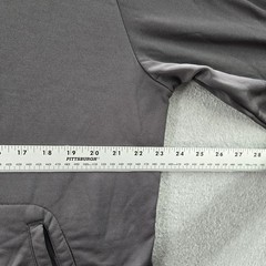 AND1 Men Hoodie L Gray Logo Front Embroidery Basketball Graphic