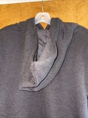 Goodfellow & Co. Men’s Textured Fleece Hooded Sweatshirt – MEDIUM Charcoal New
