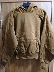 Yeezy YZY Gap Engineered by Balenciaga Double Layered Hoodie Brown Size S