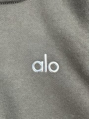 Alo Yoga Accolade Hoodie Pullover Sweatshirt Espresso Brown Size: Large