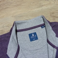 JOHNNIE-O Mens L LARGE SULLY PULLOVER 1/4 ZIP ROYAL PLUM PURPLE GOLF SWEATSHIRT