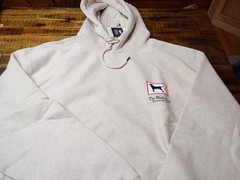 Mens The Black Dog HOMEPORT Classic Heavyweight Hoodie Sweatshirt Sz 3XL Oatmeal