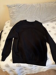 Vintage 90s Hard Rock Cafe Beijing China Sweatshirt black embroidered rare XL