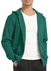Men’s Sweat Jacket Full Zip Hoodies Spring Casual Lightweight Warm Sweatshirts