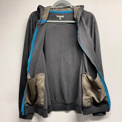 Peter Millar Crown Sport Hoodie Mens XL Gray Chicago Golf Club Seal Zip Jacket