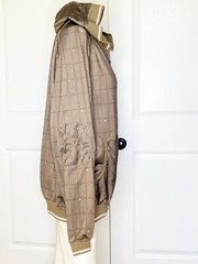 NWOT 686 MEN’S LIGHTWEIGHT OLIVE BROWN PLAID SNOWBOARD HOODIE SWEATSHIRT SIZE:XL
