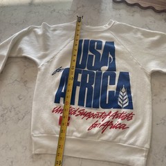 Vintage 1985 USA For Africa Sweatshirt Promotional MTV Original