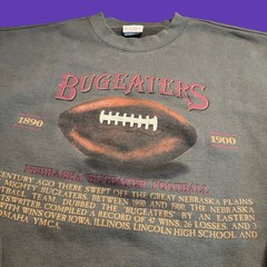 Vintage Nebraska Bugeaters Sweatshirt Green Football 90s NCAA Huskers