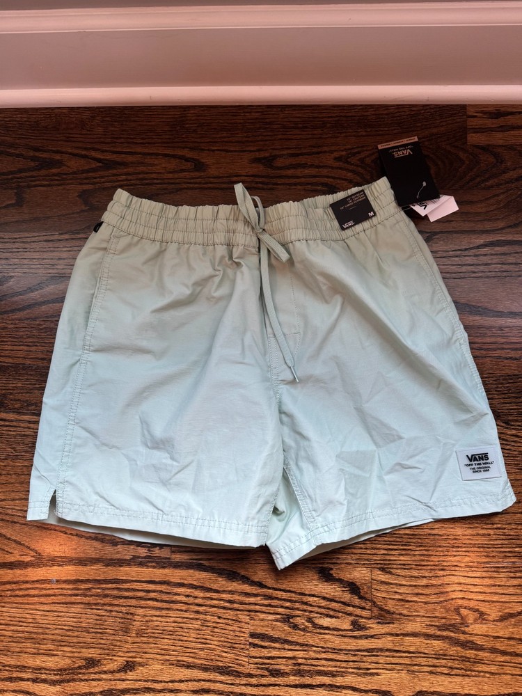 NWT Men’s Vans Board Shorts Light Sage Size Medium
