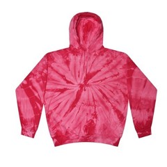 Tie Dye Multi-Color Hoodies, Adult S to XXXL 80% Cotton, L/S, Pockets No Zipper