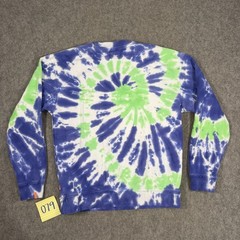 Scotch & Soda Purple Green Tie Dye Surf Pullover Sweatshirt Men’s Size Medium