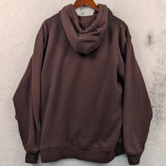 Cabela’s Hoodie Men’s L Tall Faded Brown Waffle Thermal Lined Full Zip Workwear