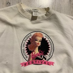 Mattel Barbie Festival 1990s Vintage Sweatshirt Men’s M White