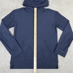 Outdoor Voices Sweatshirt Mens Small Blue Hooded Pullover Gym Hiking