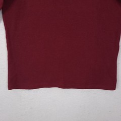 G Star Raw Pullover Crew Shirt Burgundy Large Organic Cotton Sustainable Preppy