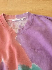 OBEY Sustainable Tie-Dye Sweatshirt Size Large