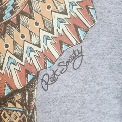 Riot Society Sweatshirt Mens Medium Gray Elephant Graphic Crewneck Made USA