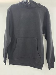 Men’s Stylish & Comfortable Hoodie- 100 % Cotton- 2 Ply Self Fabric hood (Black)