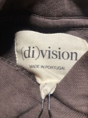 Unisex (di)vision Hoodie Dark Brown European Designer Fashion Sweatshirt Size M