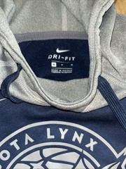 Nike Dri-FIT Teens Pullover Fleece Hoodie Minnesota Lynx Navy Gray Size M