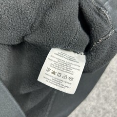Nike Hoodie Mens Medium Black Allover Letter Swoosh Pullover Fleece Sweatshirt