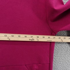 DSG Mens Sport Fleece Hoodie Sweatshirt Raspberry Pink Medium NEW