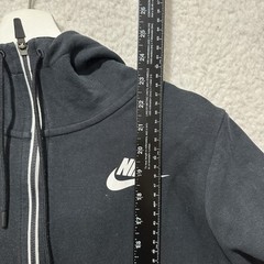 NIKE FULL ZIP HOODIE SWEATSHIRT JACKET NIKE BAND LOGO MENS SIZE MEDIUM
