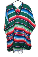 SERAPE Mexican Poncho – ALL COLORS – ONE SIZE FITS ALL – Sarape Saltillo