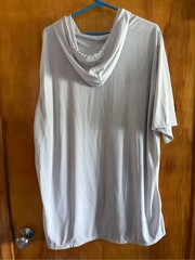 Men’s Lightweight Hooded Short-Sleeve Shirt – light gray