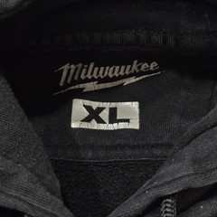 Milwaukee Hoodie Mens XL Black Pullover Sweatshirt Workwear Pocket Heavyweight