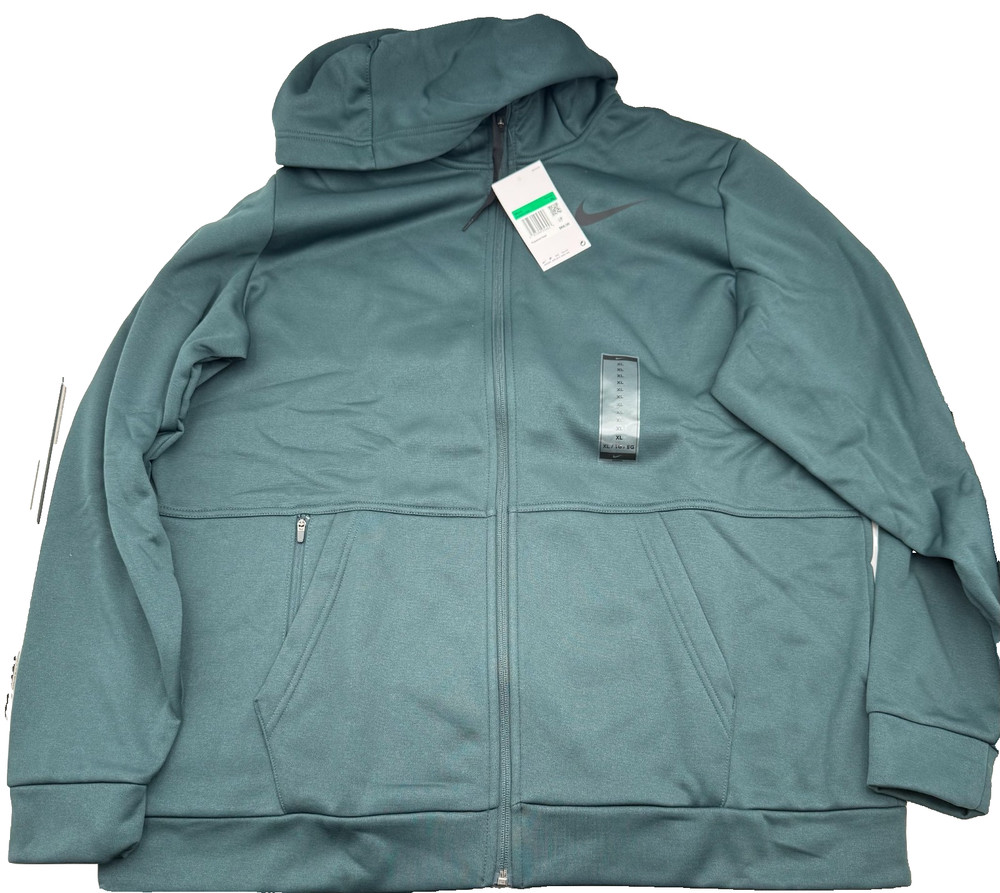 New! Nike Therma Extra Men’s Large Training Hoodie – Green (CU6231-328)