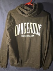 morgan wallen dangerous Tour hoodie Large Black