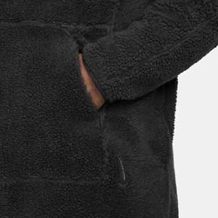 Nike Yoga Men’s Black Sherpa Fleece 1/2 Snap Pullover (DD2182-010) S/M/L/XL/XXL