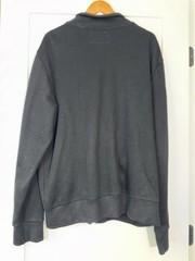 Marc Ecko Black Lightweight Full-Zip Jacket with White Scissors Logo Sz XL