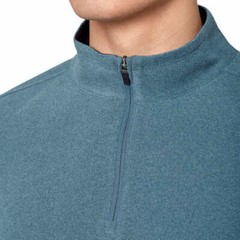 Mondetta Men’s Quarter Zip Sweatshirt Top Blue OR Black-NEW- Great Gift S-XXL