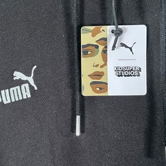 Puma Men’s Size Small Black Hoodie Heavyweight X Kidsuper Studios Soccer Skater