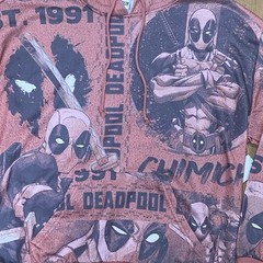 Marvel Deadpool Hooded Men’s Pullover Sweatshirt Size’s S, M, L, XL, 2XL