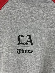 Los Angeles Clippers LA Times Hoodie Mens Medium Gray Graphic Drawstring Pockets