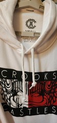 Crooks-castles Men’s White Hoodie