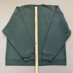 Vtg Russell Athletic Dri Power Sweatshirt XL Green Heavyweight Blank Boxy Fade