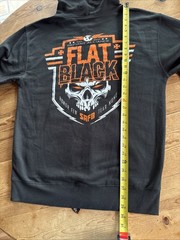 Flat black honor Few fear none hoodie medium official Merch NWOT Skull
