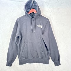 The North Face Hoodie Mens S Black Fleece Pullover Map Back Graphic Sweatshirt