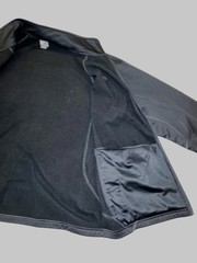 Champion Authentic Black Full Zip Sweatshirt Athleisure Gym Size Mens XL EUC