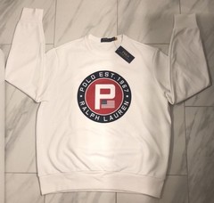 Polo Ralph Lauren Men’s Logo Sweatshirt White Red Navy Blue Large New