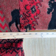 For Seasons Sweater Adult Size Large Red Long Sleeve Men’s Fleece Zip Up