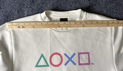 PlayStation x GU Collaboration White Sweatshirt from Japan (US SELLER) Small