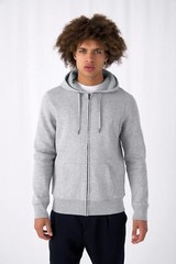 B&C Collection King Zipped Hoodie WU03K – Men’s Modern Style Sweatshirt