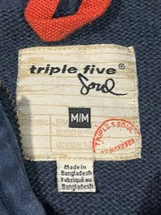 Vintage Triple 5 Soul Men’s Full Zip Hoodie Size Medium Blue Y2K Skater